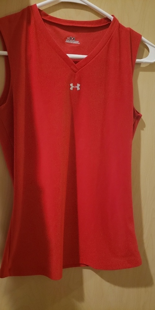 Womens Under Armour Red Tank Top